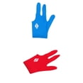 thumbnail image 1 of Guantes Deportivos DYNWAVEMX Guante de Billar de 3 Dedos Rojo, 1 of 8