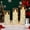 3pcs-Ivory, variant on Flameless Candle with Remote Timer, 3 Flickering   Operated  Pillar Candles with Embedded  String for Christmas,  Decor, and as a (Grey)