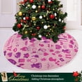 thumbnail image 6 of FMSHPON Valentine's Day Mother's Day Red Heart Love Xmas Christmas Tree Skirt Stand Mat for Holiday Party Decoration Indoor Outdoor 36 inches, 6 of 6