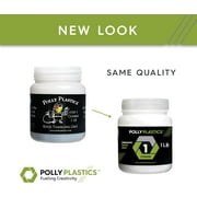 Polly Plastics Rock Tumbling Ceramic Filler Media (Large Cylinder Size) Non-Abrasive Ceramic Pellets for All Type Tumblers (1.5 lbs)