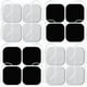 thumbnail image 1 of Easy@Home - 16 almohadillas de electrodos de carbono autoadhesivos reutilizables de 5 x 5 cm para unidad TENS - Diseño no irritante, 1 of 5