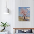 thumbnail image 4 of COMIO  Pink Peach Tree in Blossom painting Reproductions Giclee Canvas Prints Wall Art for Home Decor, 4 of 5