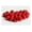 Blood Red, variant on Slotted Tungsten Beads for Fly Tying - 100 Pack