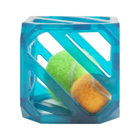 UPC: 0700603678155 | Outward Hound Puzzle Cube Interactive Squeaky Dog Toy  Blue  One-Size