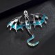 thumbnail image 5 of Broche Pin Vintage Salvador Animal Azul, 5 of 10