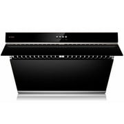FOTILE Slant Vent Series 30" 850 CFM Under Cabinet or Wall Mount Range Hood with 2 LED lights and Push Buttons in Onyx Black Tempered Glass