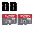 thumbnail image 1 of Tarjeta de memoria microSD de 1TB, U3, V30, clase 10, para cámara, smartphone, gaming, carro y Android. 2-pack, 1 of 8