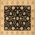 thumbnail image 1 of Ahgly Company Indoor Square Oriental Brown Traditional Area Rugs, 8' Square, 1 of 4