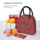 thumbnail image 5 of Balery Vintage Red Paisley Bolsa de Almuerzo para Mujeres, Caja de Almuerzo, Bolsa de Almuerzo Pequeña Impermeable, Tote de Almuerzo Reutilizable con Gran Capacidad, 5 of 6