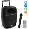 thumbnail image 1 of Bocina PA Pyle 1000W Bluetooth Micrófono y Control -Negro, 1 of 3