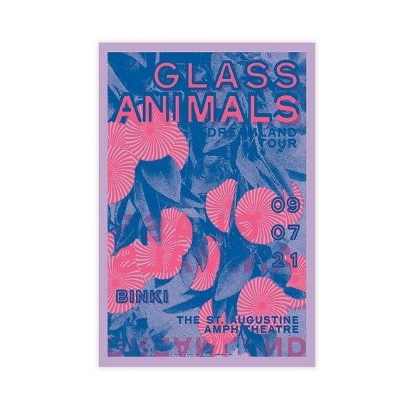 Glass Animals Album Cover 1 Canvas Poster Bedroom Decor Sports Landscape Office Room Decor Gift
