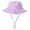 Light Purple, variant on Hjtefg Kids Sun Hat - Breathable Quick-Dry Fisherman Hat for Boys & Girls, Wide Brim Beach Bucket Hat for Toddlers with Sun Shade, Comfortable Kids' Headwear,Color: Light Purple Size: S