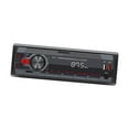 thumbnail image 2 of Receptor estéreo de coche,Receptor estéreo para automóvil Estéreo para automóvil con CD de un solo DIN,Receptor de medios digitales Bluetooth USB AM Radio FM,Reproductor de MP3 Subwoofer, 2 of 9