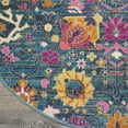 thumbnail image 4 of Nourison Passion Floral Denim 5'3" x ROUND Area Rug, (5 Round), 4 of 8