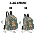 thumbnail image 2 of FORMRS Mini Backpack Purse for Women Travel Daypack Casual Shoulder Bag, Brown Christmas Gingerbread, 2 of 7