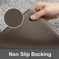 thumbnail image 4 of Anti Fatigue Fall Kitchen Mats, Boho Distressed Kitchen Floor Mats 17"x47"+17"x29", Non Slip Waterproof Kitchen Rugs, Padded Comfort Standing Mats for Laundry, Office, Sink, Desk Orange Multi, 4 of 6
