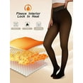 thumbnail image 3 of Fleece Lined Tights Women, Thick Warm Sheer Tights for Women, Fake Translucent Winter Pantyhose Thermal Leggings, 3 of 6