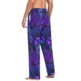 thumbnail image 3 of FORMRS Mens Pajama Pants with Pockets Soft Cotton Sleepwear Lounge Bottoms, Sizes S-2XL, Dark Mushrooms Pattern, 3 of 7
