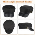 thumbnail image 3 of CIMAXIC Sombrero Beret Negro Unisex Para Ciclo Compras Y Actividades Recreativas, 3 of 6