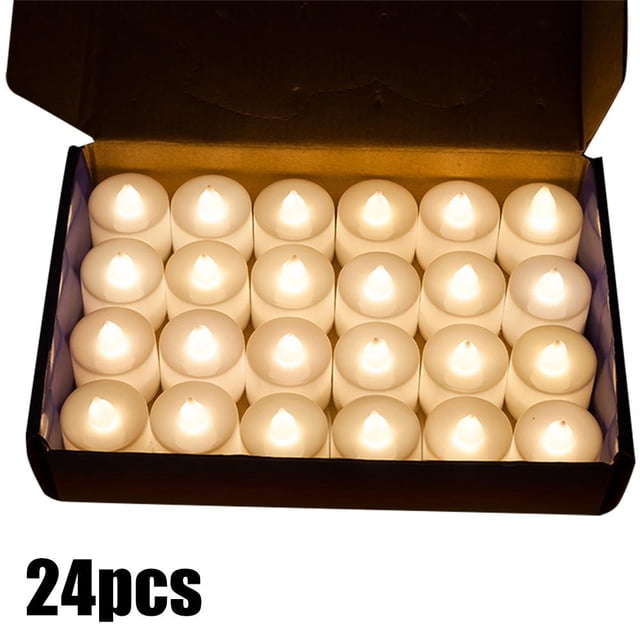 SharkTRUE Flameless LED Candles Lights, Battery Powered Decoration Tealight Set with Remote & Timer, Realistic Flickering Ambience for Home Decor, Parties, Holidays, Indoor & Outdoor Use