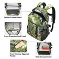 thumbnail image 5 of JIALIOU 14" Laptop Backpack Waterproof Airline Approved Stylish Casual Daypack for Travel Business College Work, Various Birds on Wooden Fence, 5 of 8