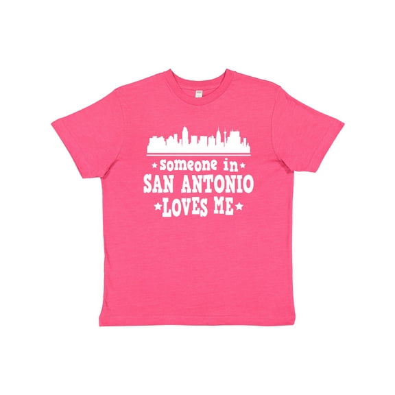 Inktastic Someone in San Antonio Loves Me Texas Youth T-Shirt