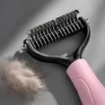 thumbnail image 6 of Pet Grooming Brush, Cat and Dog Comb with Massage Bristles, Deshedding Tool for Hair Removal, Gentle Slicker Brush for All Coats, 6 of 9
