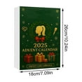 thumbnail image 2 of Christmas Advent Calendar 2025, Countdown Calendar with 24 Collectible Elf Dolls for Kids Adult Teens,Halloween Xmas Countdown Calendar,Ornaments Decorations Gifts, 2 of 7