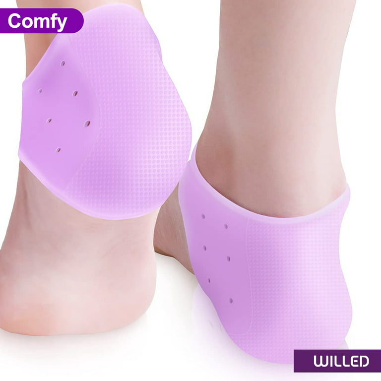 Buy Diniva Gel Heel cups Silicon Heel Pad for Heel Ankle Pain, Heel Spur  Shoe Support Pad for Men and Women Shock Cushion Pad for Heels Online at  Low Prices in India 