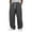 Dark Gray #018, variant on Men's Baggy Sweatpants Wide Leg Barrel Sweat Pants Drawstring Elastic Waist Loose Fit Slacks with Pockets Light Blue M
