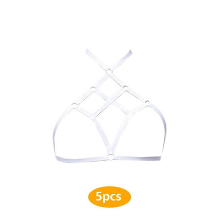 

5pcs Cage Bras Elastic Great Material Underwear Dating Firmness Passionate Cosplay Equipment Sweet Gift Lingerie for Women Girl