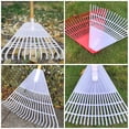thumbnail image 3 of MIANGASTORE Plastic Gardening Shrub Rake Sanitation Leaf Rake Cleaning Leaf Rake for Lawns, 3 of 7