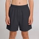 thumbnail image 1 of Pantalones cortos deportivos casuales de cintura elástica de color sólido para niñas, pantalones de poliéster, 1 of 7