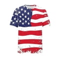 thumbnail image 6 of Ceisia Men's Independence Day Short Sleeve Stretch T-Shirt Relaxed Fit Graphic Print Casual Round Neck Summer Top Gifts for Father Gray S, 6 of 6