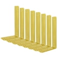 thumbnail image 1 of Soporte de estante Aunulahca Gold Floating de 25 cm, paquete de 8 unidades, resistente, 1 of 4