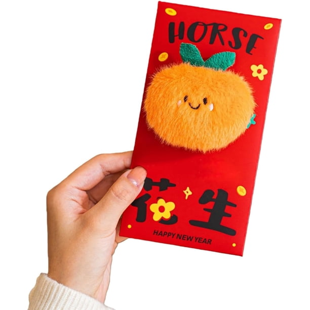 Sobres rojos del Año Nuevo Chino 2026: Paquetes de dinero Hong Bao del Año de la Serpiente para regalos y decoraciones de fiesta del Festival de Primavera Lunar