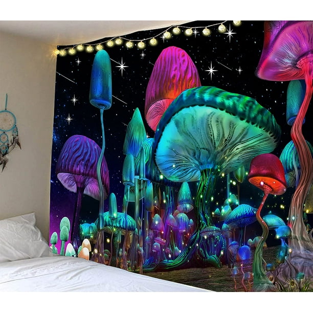 Trippy mushroom wall art new arrivals