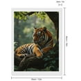 thumbnail image 2 of Diamond Art Kit for Adults, Tiger Resting Forest Tree Majesty Diamond Painting for Adults Beginners, 5D DIY Diamond Art Painting Kits, Colorful Diamond Painting Craft for Home Decor 12x16, 2 of 7