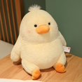 thumbnail image 3 of Almohada de felpa suave con forma de conejo, con forma de elefante gris muñeco de peluche, dinosaurio verde, pollo amarillo, blanco, regalo para niñas, 3 of 5