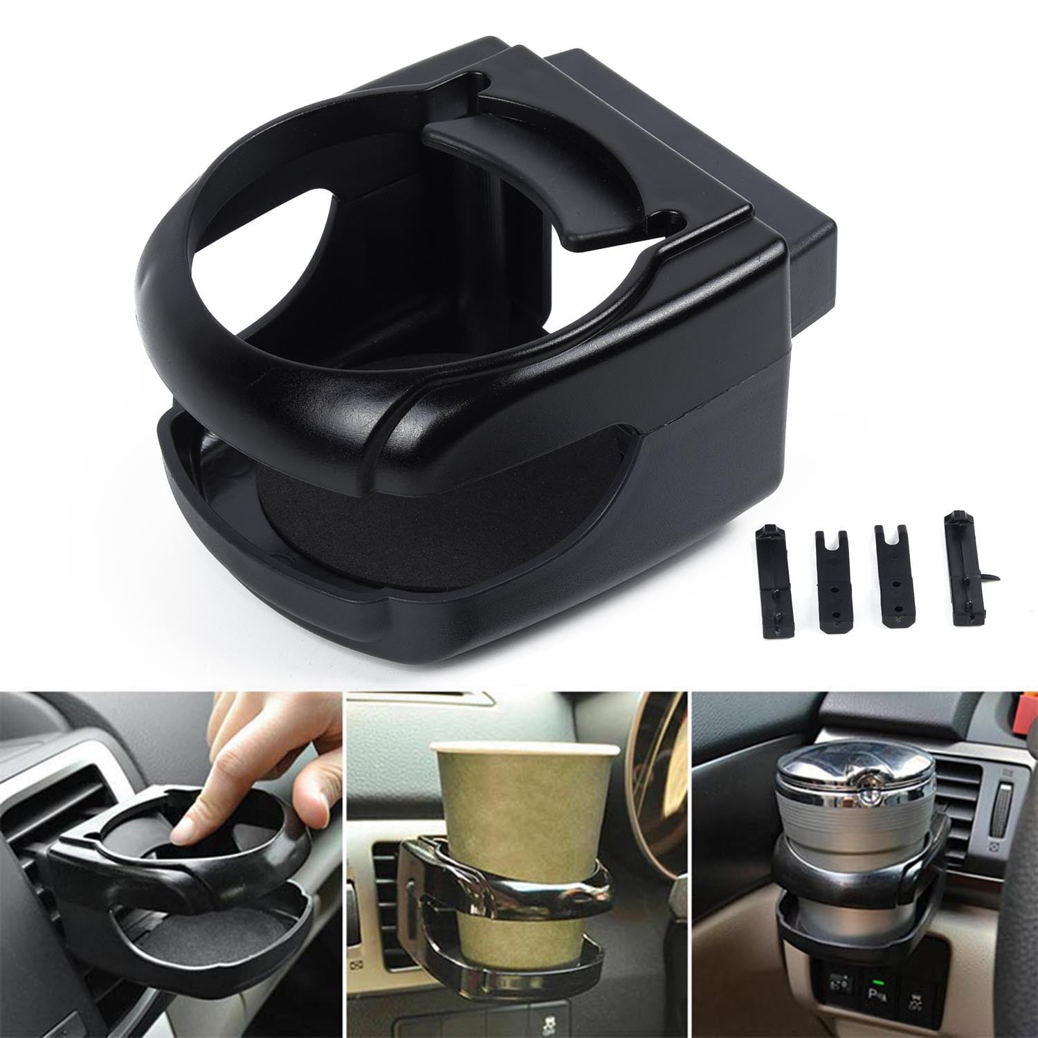 Universal Clip On Cup Holder For Car Van Air-Vent Holds Bottle Can Drink Cup UK 