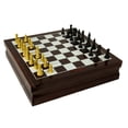 thumbnail image 2 of 10 in 1 Wood Game Set for Families by Classic Games: Board Games, Checkers, Chess, 2 of 6