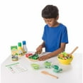 thumbnail image 3 of Melissa & Doug Slice and Toss Salad Play Food Set – 52 Wooden and Felt Pieces , Green, 3 of 9