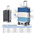 thumbnail image 2 of Multi-Size Suitcase Protective Cover Full Range Double Stitching Invisible Zipper For Travel Business Light Blue Stripe_1 Small, 2 of 8