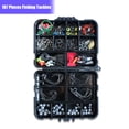thumbnail image 4 of Tackles de pesca Ganchos de plantillas Swivels Snaps Conectores sinker Conectores Surtido al aire libre Reemplazo Accesorios de fishhook 187 Piezas Inevent OD003617-00B, 4 of 7