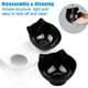 thumbnail image 3 of Cuenco inclinado para gatos con diseño de 15, soporte protector para el cuello, cuenco alimentador de agua y comida para mascotas elevado, 3 of 5