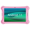 thumbnail image 3 of Bundle Visual Land Prestige 10” 32GB Tablet, Noise Cancellation Earbuds, Bumper, Pink, 3 of 4