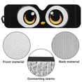 thumbnail image 6 of Yuyamidu Cute Eyes Windshield Sun Shade for Jeep Wrangler JK JKU JL JLU, Black Window Sun Visor for UV Rays & Heat Protection, 6 of 7