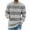 Gray, variant on Fall Sweaters for Men Clearance, Men Casual Solid Pullover Round Neck Long Sleeve Ribbed Hem Sweater