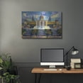 thumbnail image 5 of Luxe Metal Art 'Barcelona Spain Montjuic' by Pedro Gavidia, Metal Wall Art, 36"x24", 5 of 9