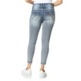 thumbnail image 5 of WallFlower Women's Luscious Curvy Ankle Mid-Rise Insta Stretch Juniors Jeans, 5 of 8